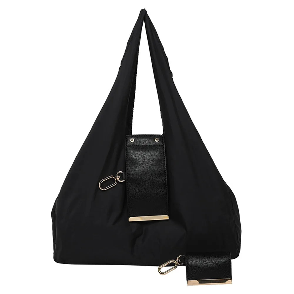 Mini Keychain Tote Bag with Key Ring Foldable