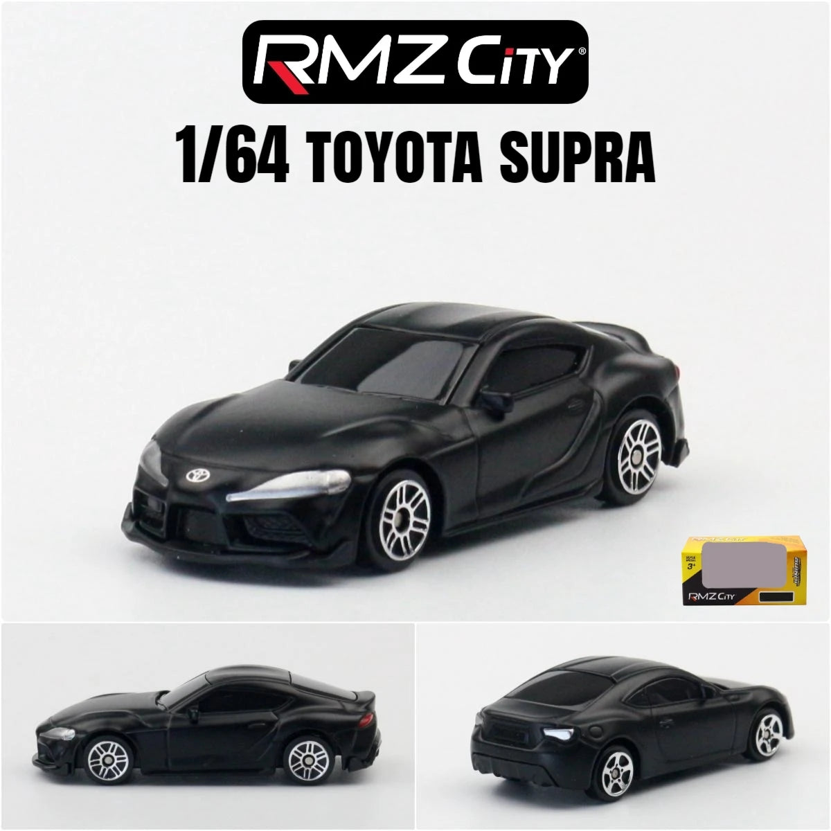 1/64 Diecast Toy Car Model Miniature 3-Inch Free Wheels Collection