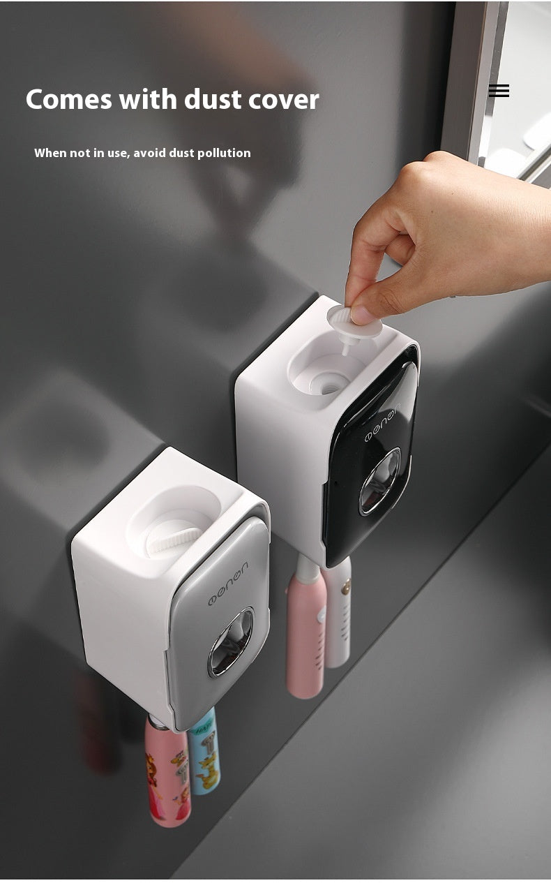 Automatic Toothpaste Dispenser Wall-Mounted Bathroom