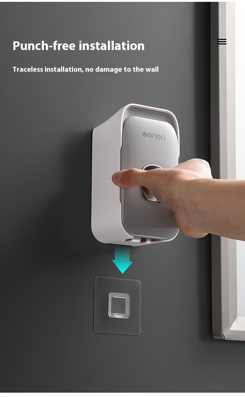 Automatic Toothpaste Dispenser Wall-Mounted Bathroom