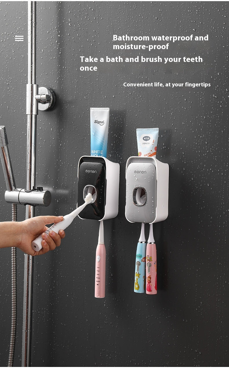 Automatic Toothpaste Dispenser Wall-Mounted Bathroom