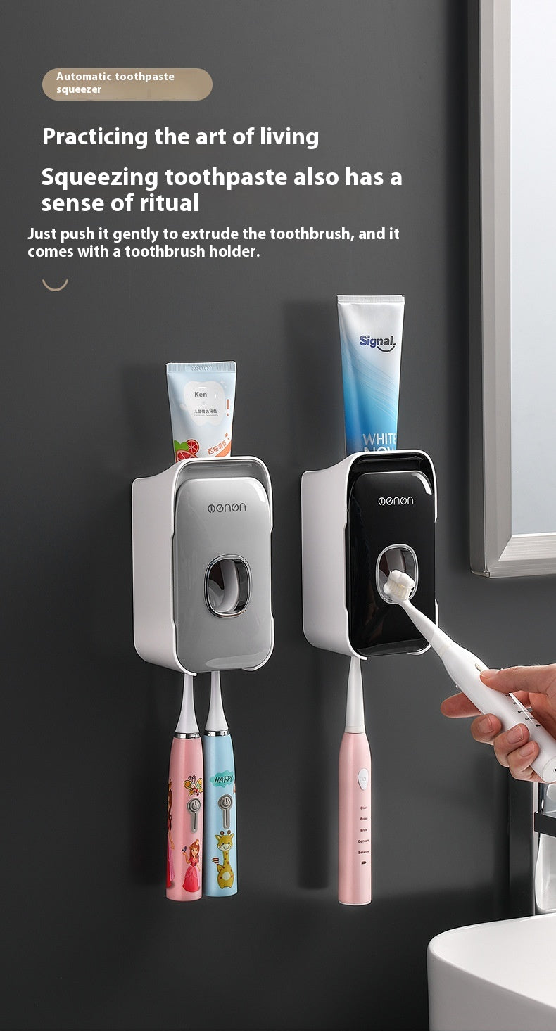Automatic Toothpaste Dispenser Wall-Mounted Bathroom