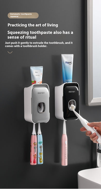 Automatic Toothpaste Dispenser Wall-Mounted Bathroom