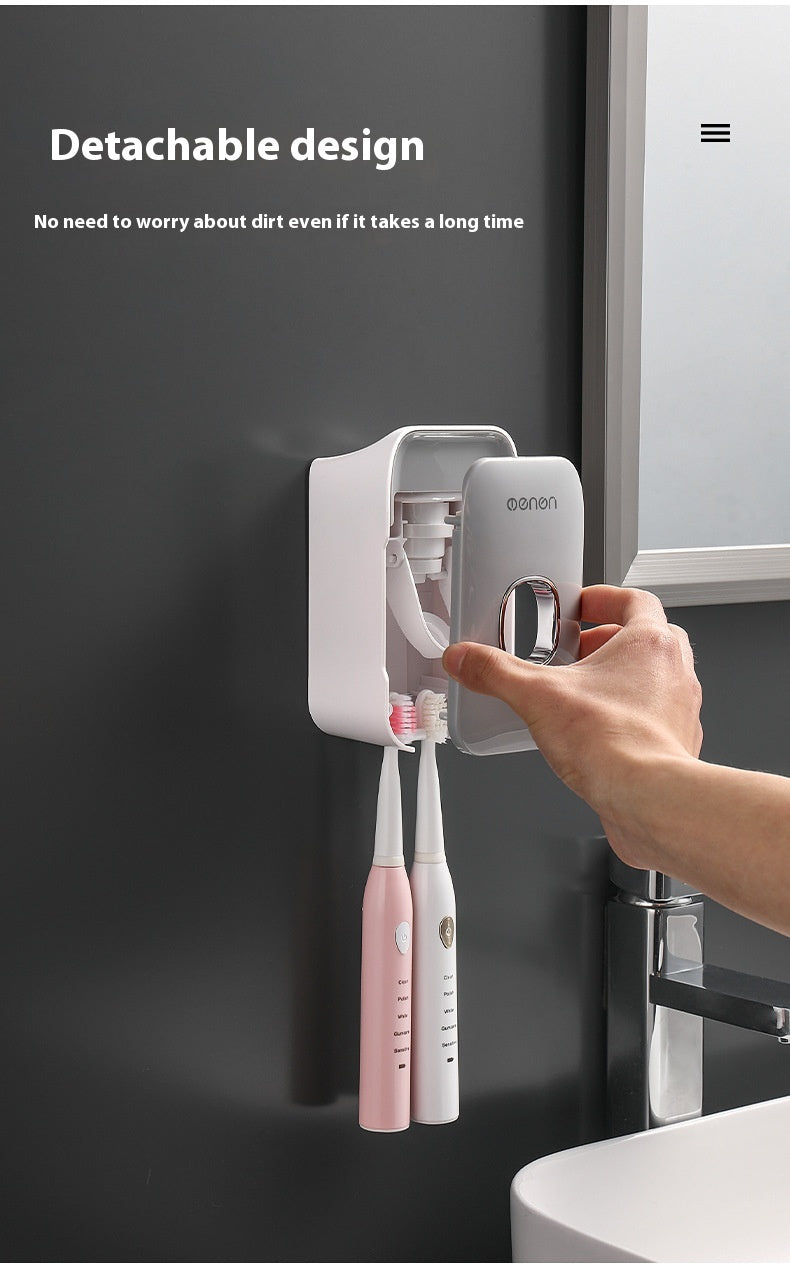 Automatic Toothpaste Dispenser Wall-Mounted Bathroom