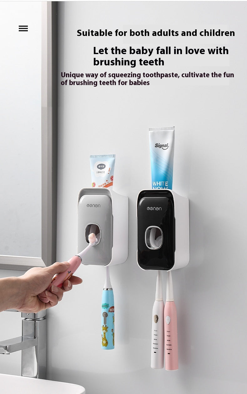 Automatic Toothpaste Dispenser Wall-Mounted Bathroom