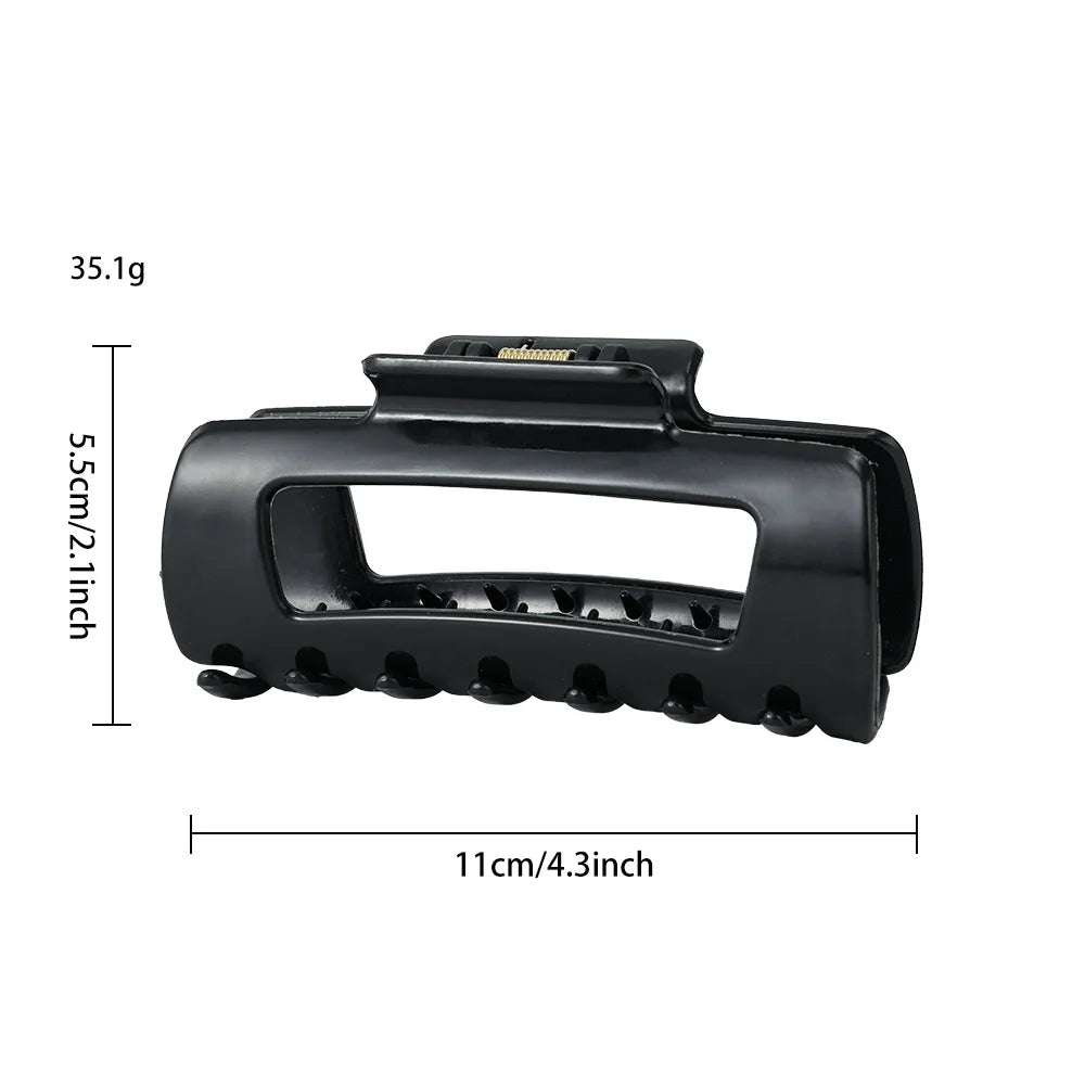 Silicone Flexible Hair Claw Clips, Nonslip Large Bendable Claw Clip