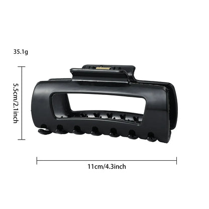Silicone Flexible Hair Claw Clips, Nonslip Large Bendable Claw Clip