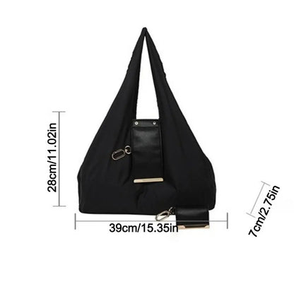 Mini Keychain Tote Bag with Key Ring Foldable