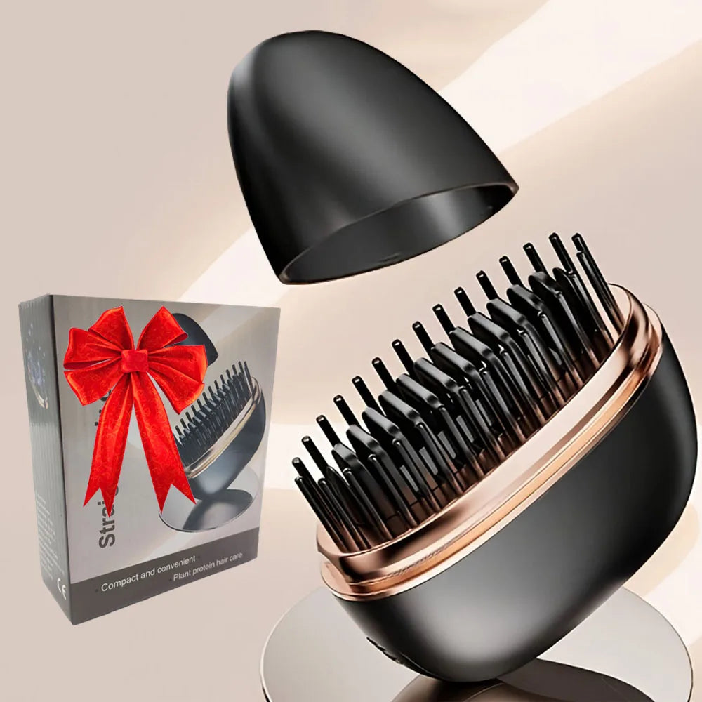 USB Charging Hair Straightener Brush