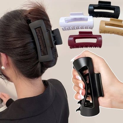 Silicone Flexible Hair Claw Clips, Nonslip Large Bendable Claw Clip