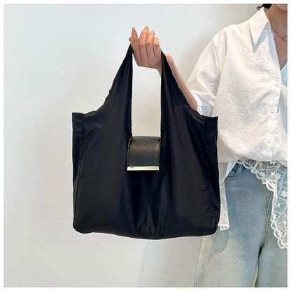 Mini Keychain Tote Bag with Key Ring Foldable